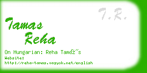 tamas reha business card